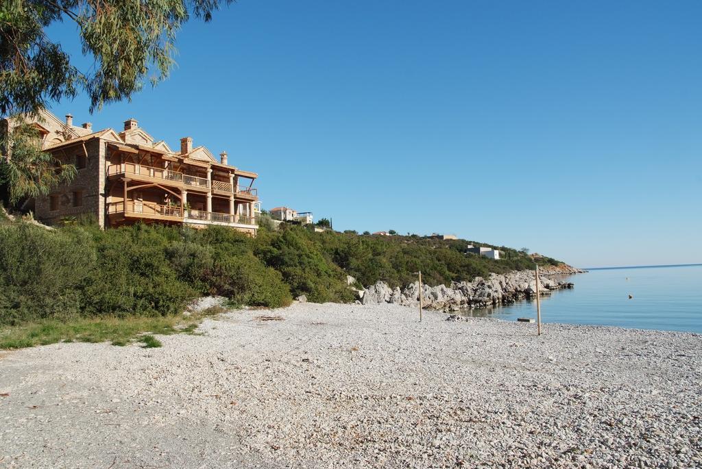 Secret Arcadia Bay - Maisonette Breathtaking Sea & Mountain View-Just On The Beach Agios Andreas  Exterior foto