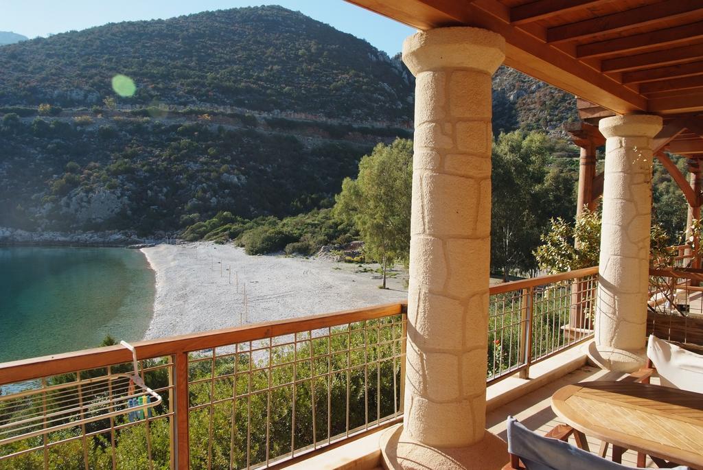 Secret Arcadia Bay - Maisonette Breathtaking Sea & Mountain View-Just On The Beach Agios Andreas  Exterior foto
